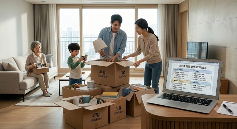 전입신고 후 해야 할 추가 행정 절차 체크리스트