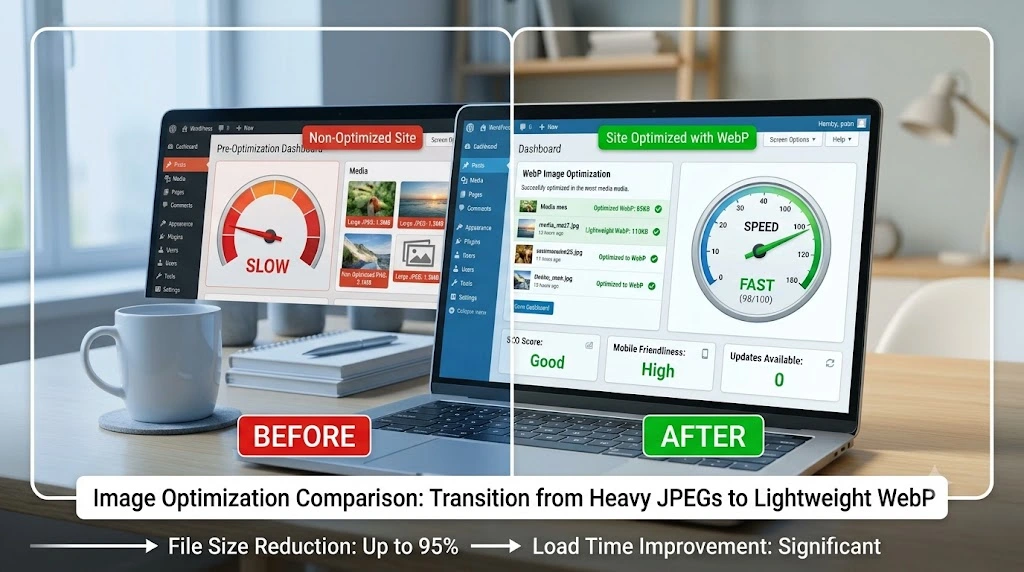 WebP 이미지 변환 예시